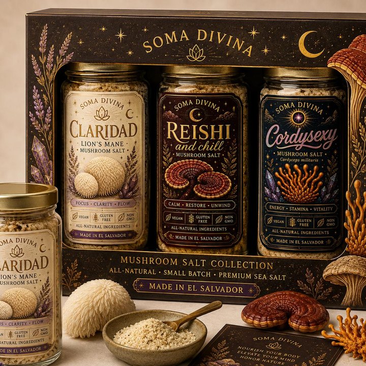 Soma Divina Mushroom Salt Collection